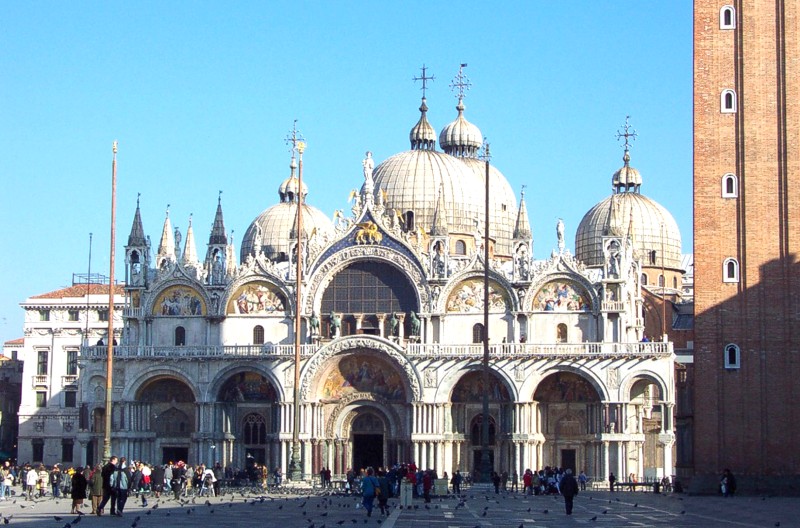 Facciata esterna della Basilica di San Marco, Venezia